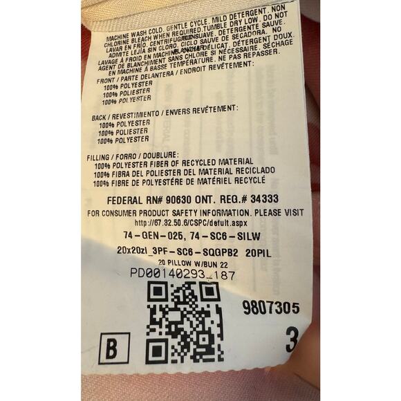 2 Society6 Throw Pillow Covers Pastel Zippered Washable Artist Created 19x19” - Picture 9 of 10